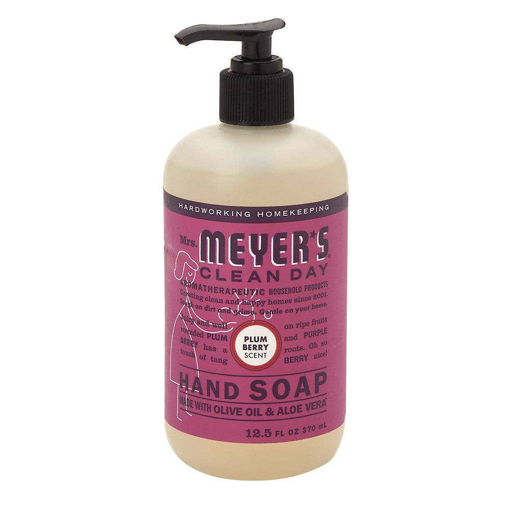 Mrs.Meyer'S Plumberry Liquid Hand Soap 12.5 Oz Pump Bottle