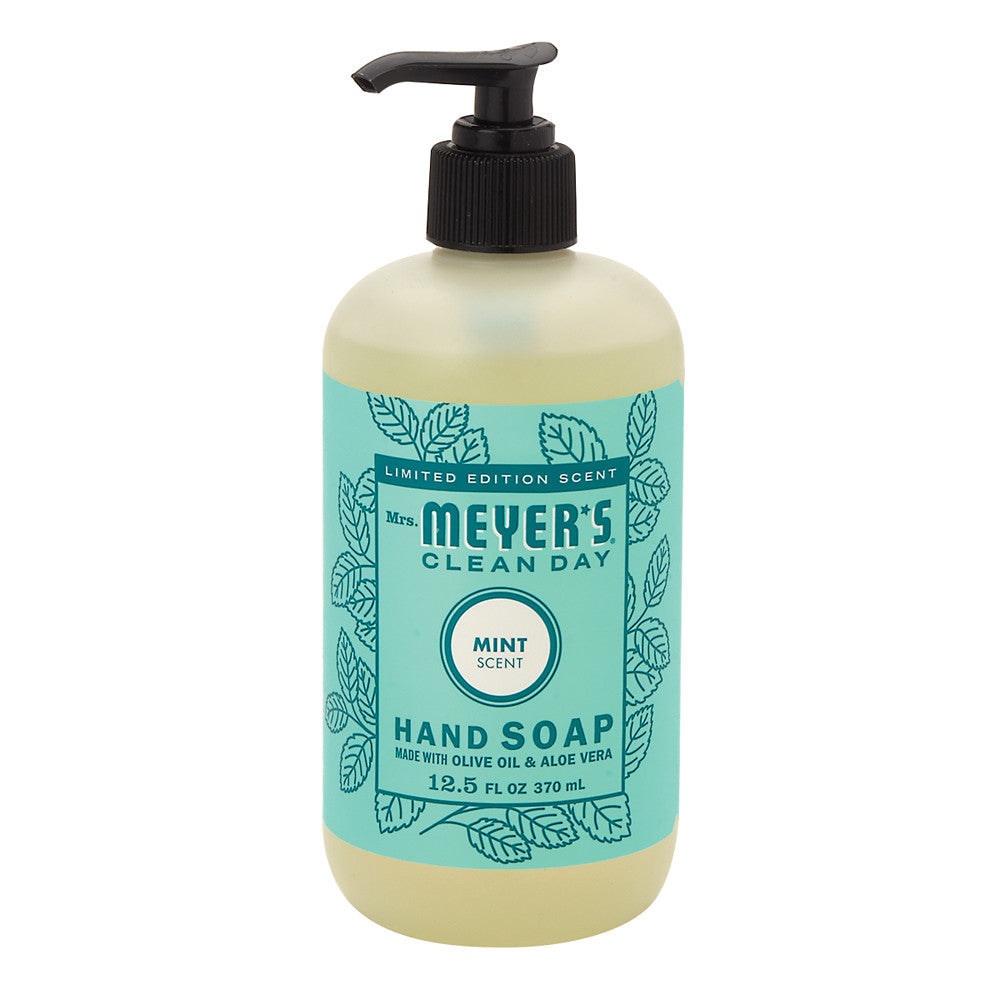 Wholesale Mrs.Meyer'S Mint Liquid Hand Soap 12.5 Oz Pump Bottle- Bulk