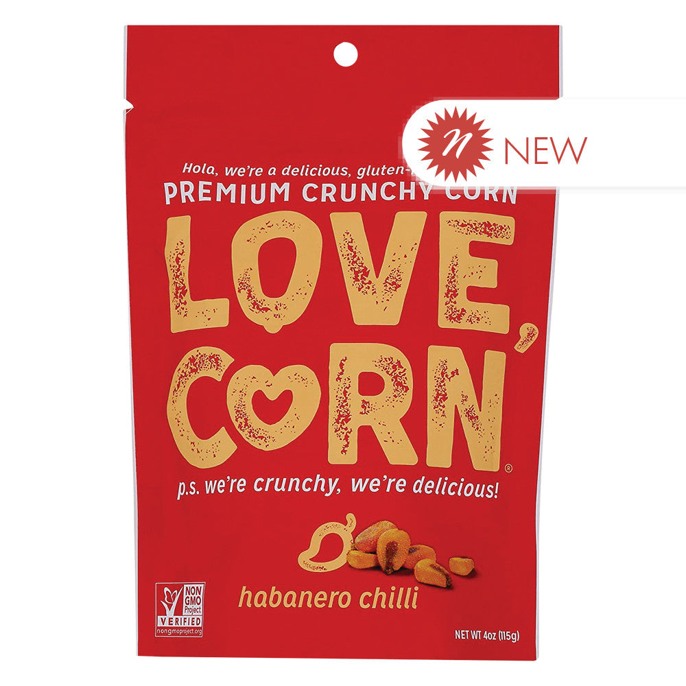 Wholesale Love Corn Habanero Chili 4 Oz Pouch- Bulk