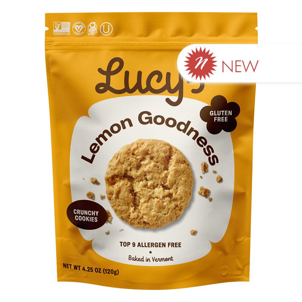 Wholesale Lucy'S - Gluten Free Lemon Gdness Cookies - 4.25Oz Bulk