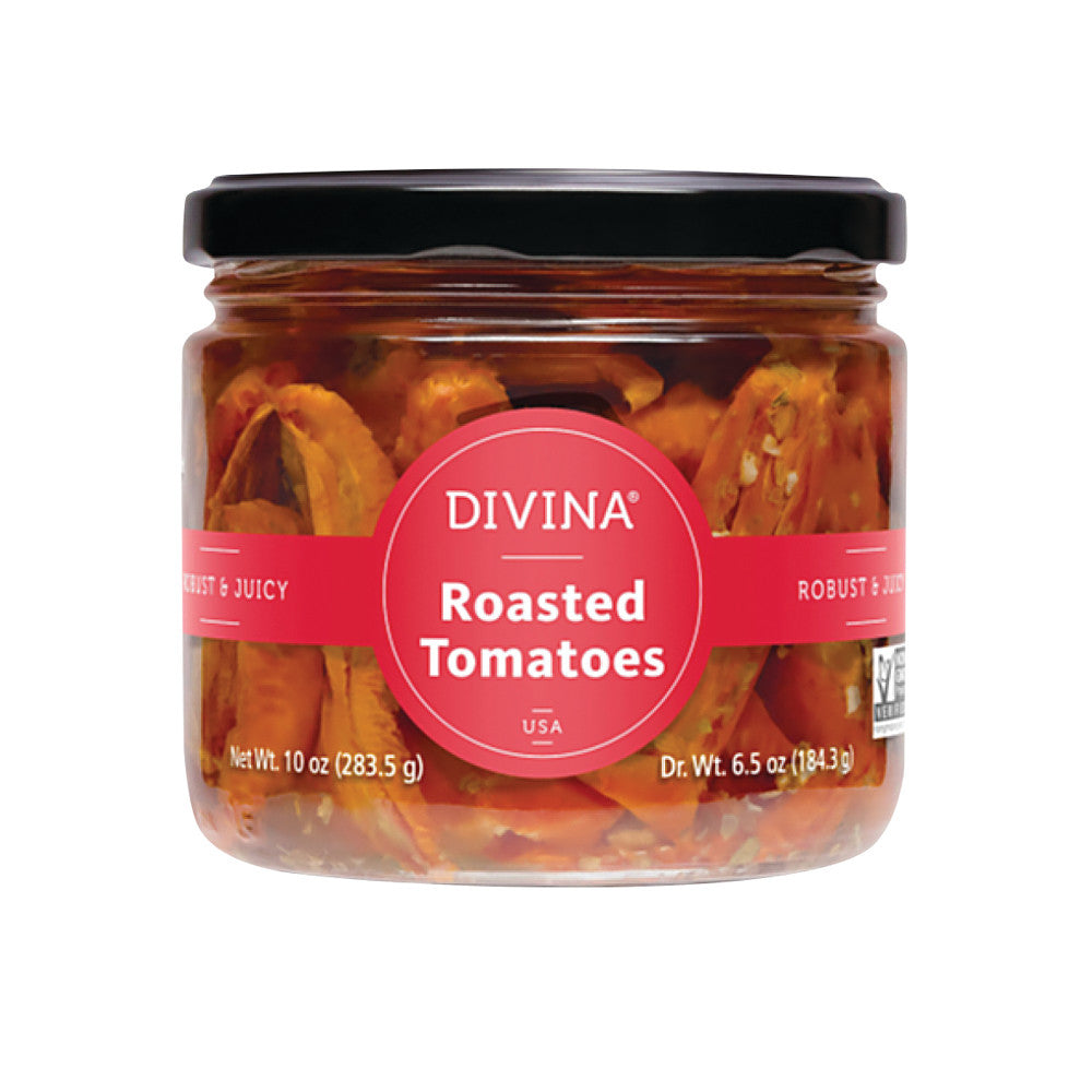 Wholesale Divina Roasted Red Tomatoes 10 Oz Jar- Bulk