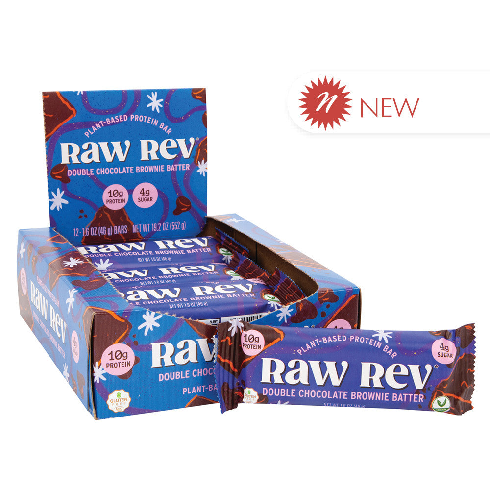 Wholesale Raw Reverie - Bar - Double Chocolate Brown Batter - 1.6Oz Bulk