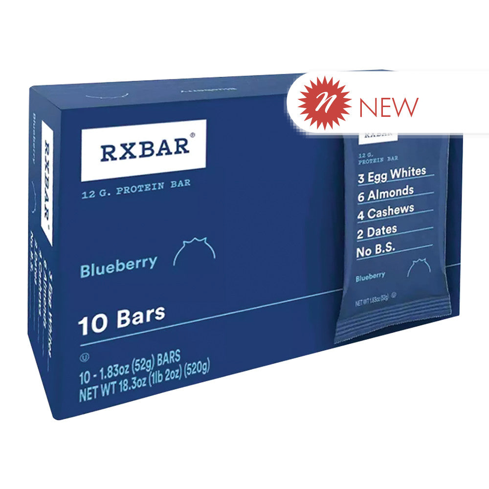 Wholesale Rx Bar - Blueberry (10Ct) - 18.3Oz- Bulk