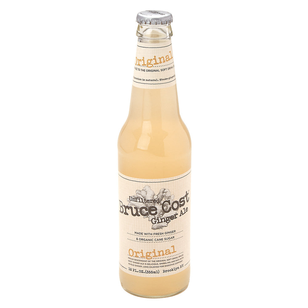 Wholesale Bruce Cost Original Ginger Ale 12 Oz Bottle- Bulk