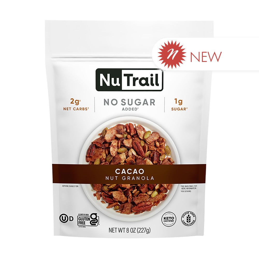 Wholesale Nutrail - Nut Granola - Cacao 8Oz- Bulk