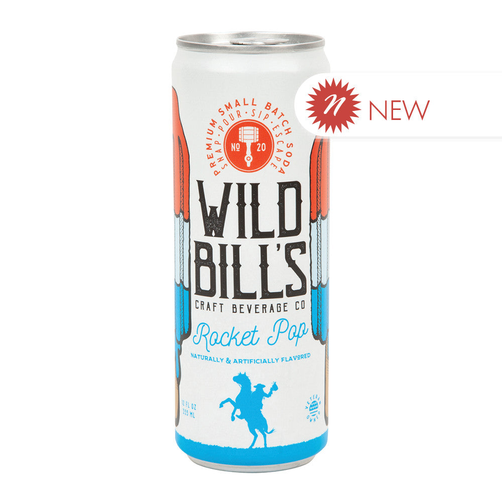 Wholesale Wild Bill'S - Soda Rocket Pop - 12Oz- Bulk