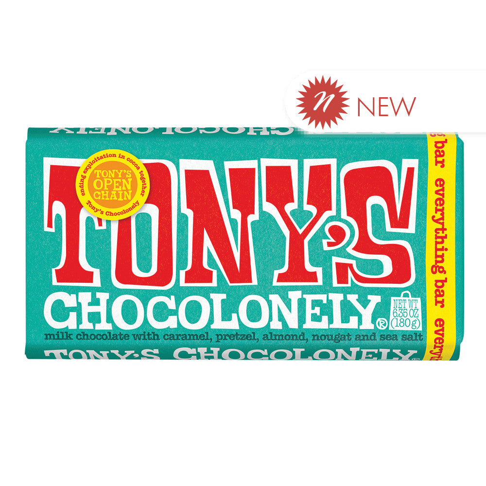 Wholesale Tony'S Chocolonely - Bar - Everything - 6.35Oz- Bulk