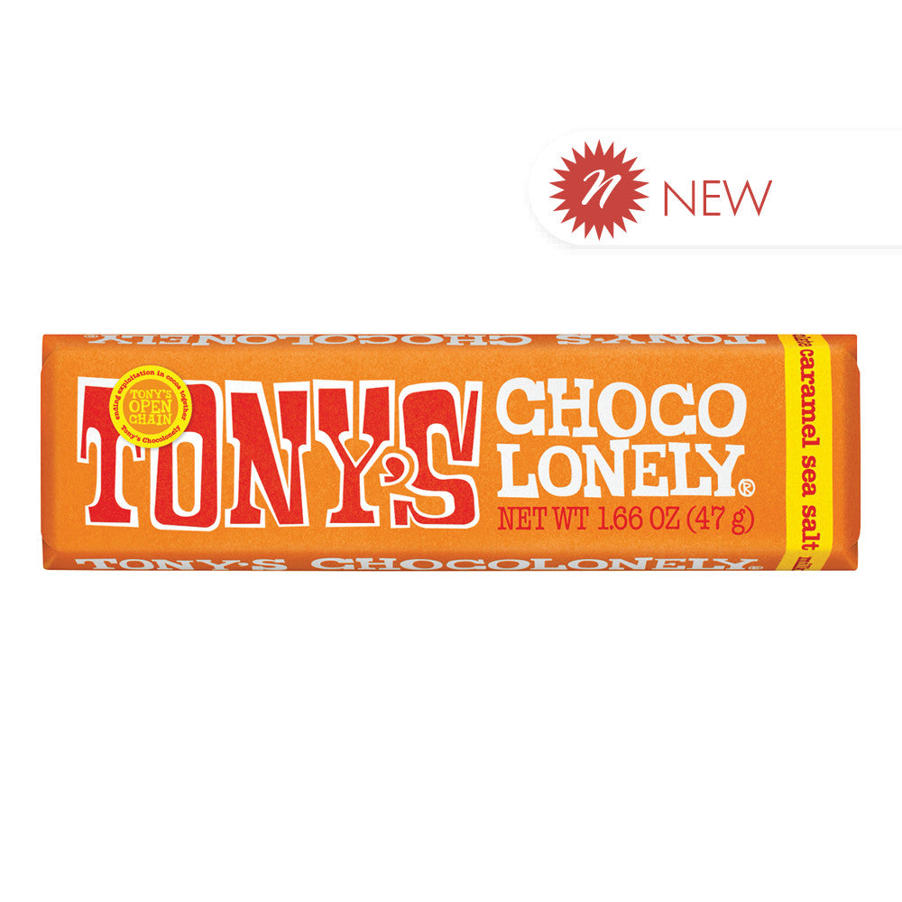Wholesale Tony'S Chocolonely - Small Bar 32%Mk/Crm/Slt - 1.66Oz- Bulk