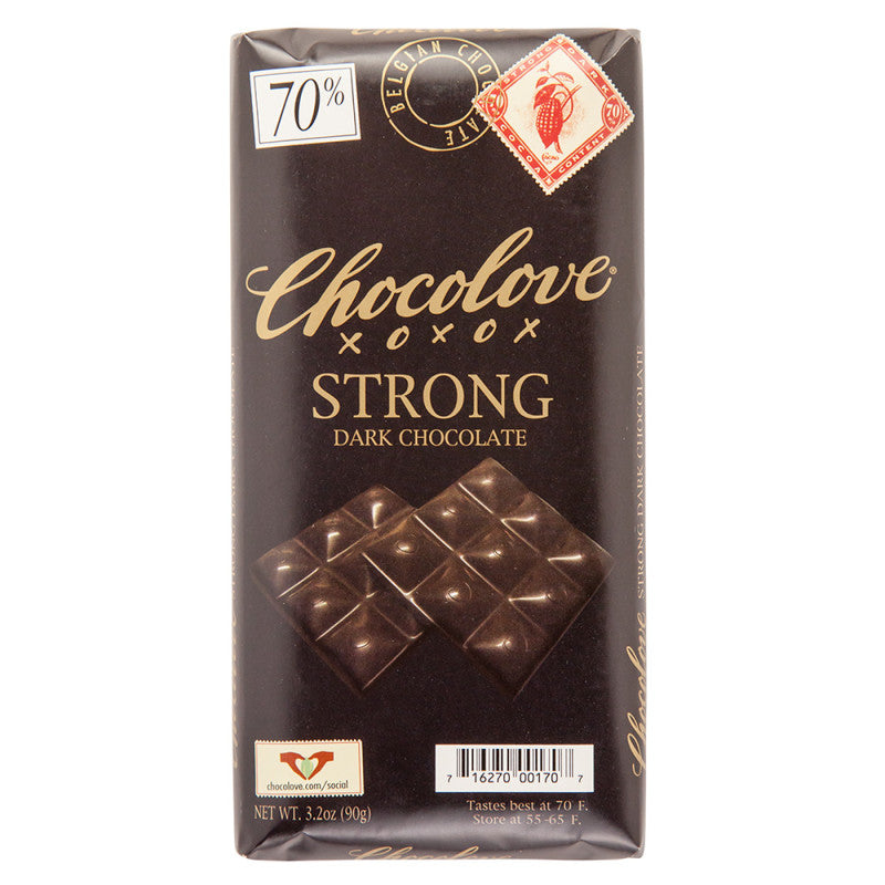 Wholesale Chocolove Strong Dark Chocolate 3.2 Oz Bar- Bulk
