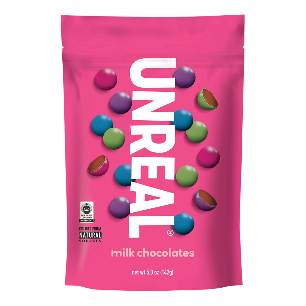 Wholesale Unreal Milk Chocolate Gems 6 Oz Pouch- Bulk