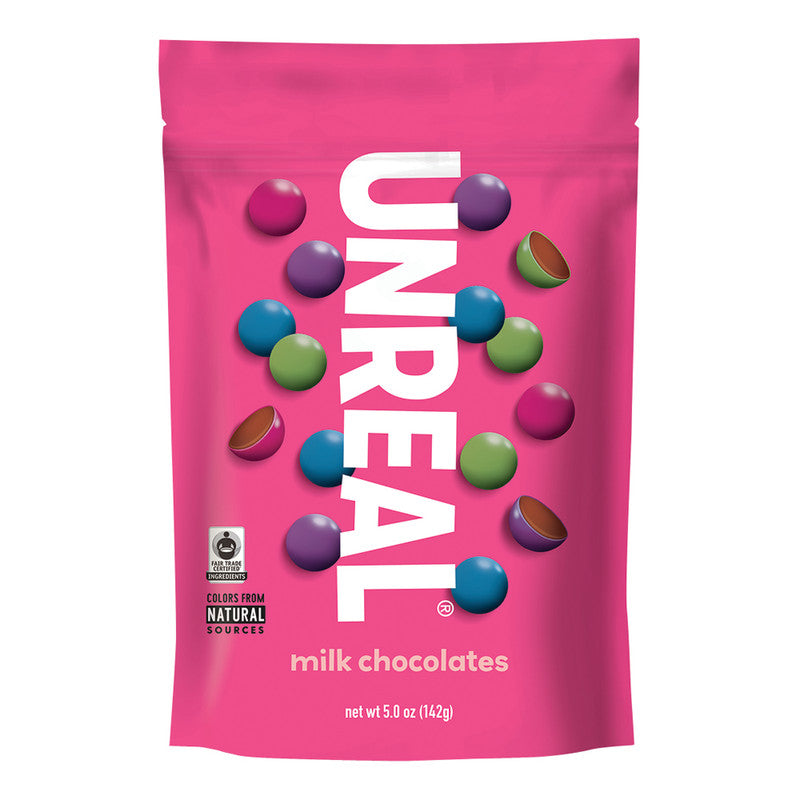Wholesale Unreal Milk Chocolate Gems 6 Oz Pouch- Bulk