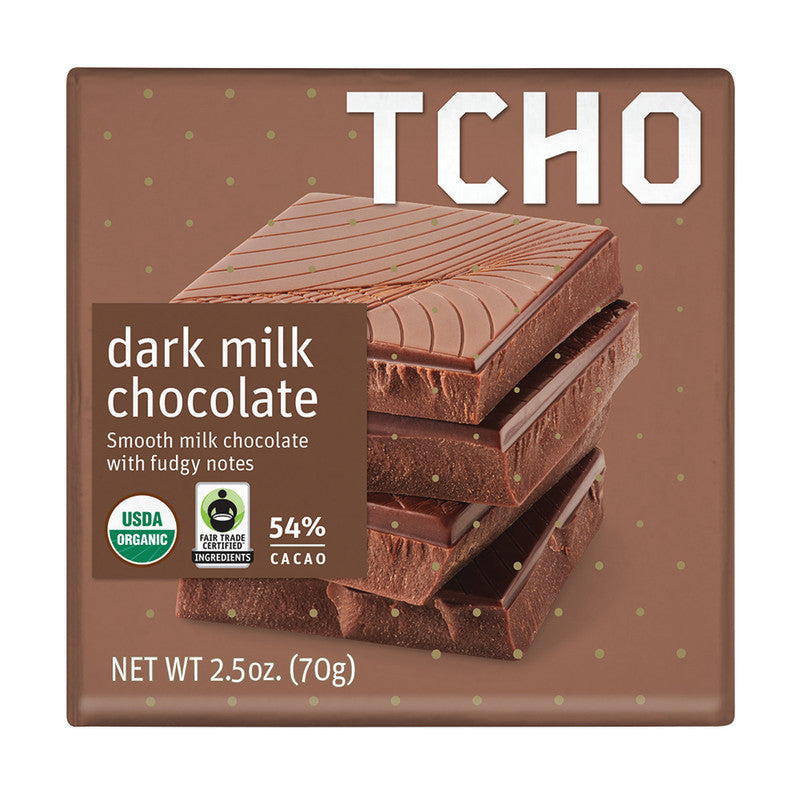 Wholesale Tcho Cacao Milk Chocolate 2.5 Oz Bar *Sf Dc Only*- Bulk