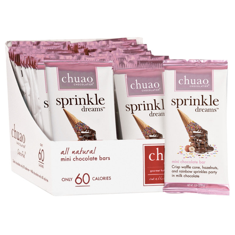 Wholesale Chuao Sprinkle Dreams Mini Chocolate Bar 0.39 Oz- Bulk