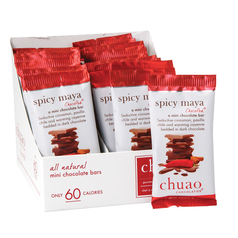 Wholesale Chuao Mini Dark Chocolate Spicy Maya 0.39 Oz Bar- Bulk