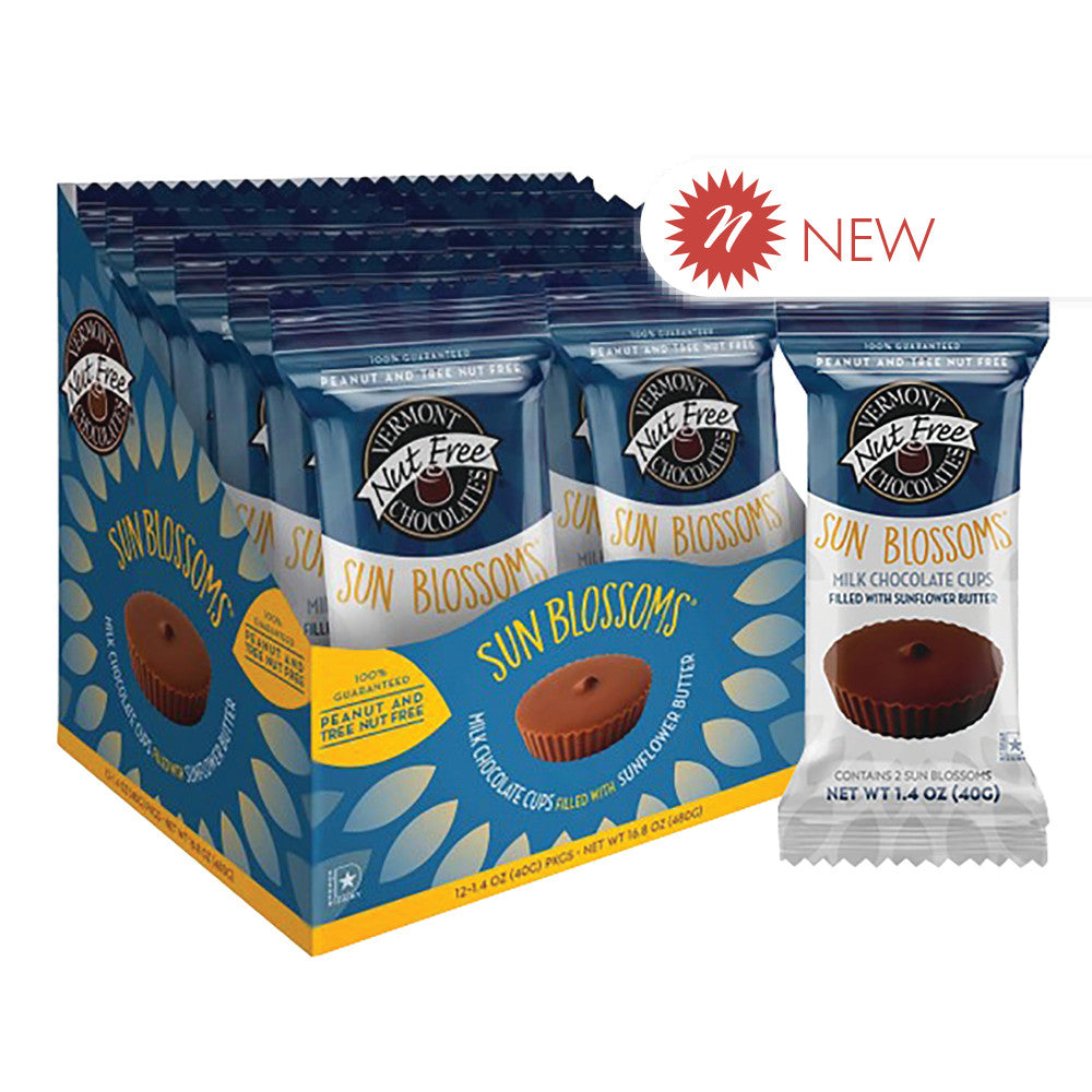 Wholesale Vermont Nut Free - Milk Cups Sundried Blssms - 1.4Oz- Bulk