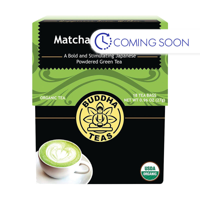 Wholesale Buddha Teas - Matcha Green Tea - 18Tb - 36ct Case Bulk