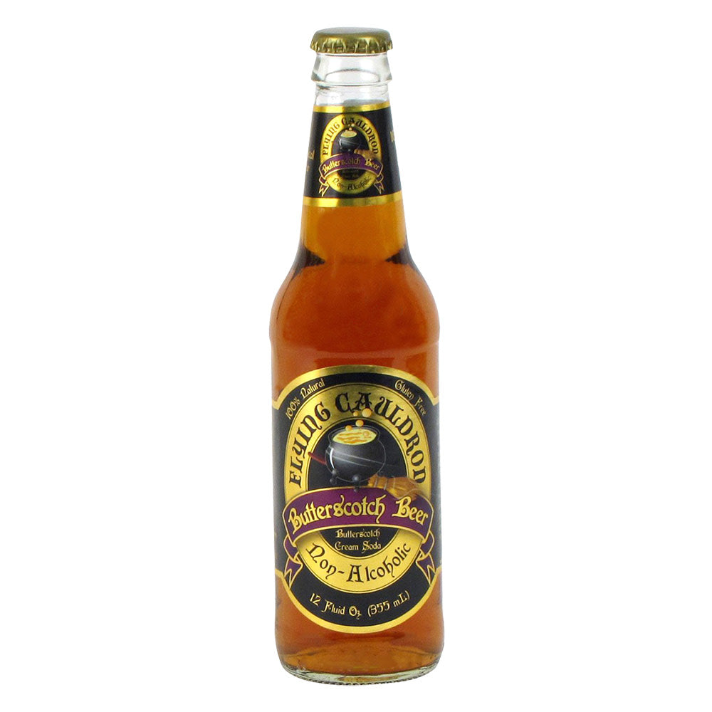Wholesale Flying Cauldron Butterscotch Beer Soda 12 Oz Bottle- Bulk