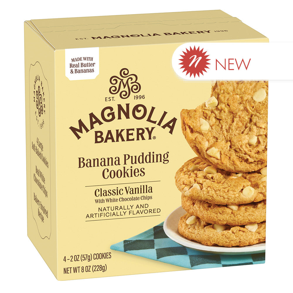 Wholesale Magnolia Bakery Classic Banana Pudding Cookies Classic Vanilla 8 Oz 4 Ct Bulk