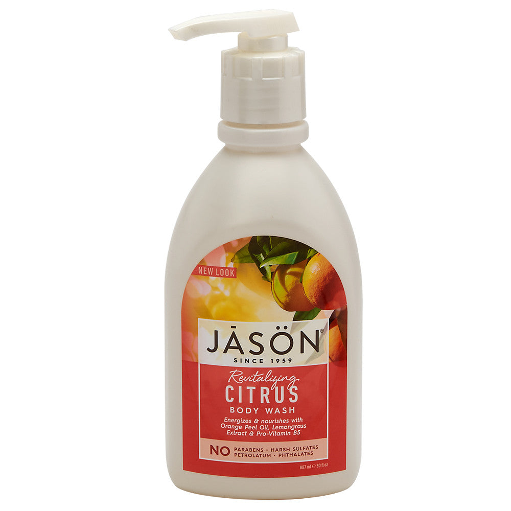 Jason Citrus Satin Body Wash 30 Oz Pump Bottle