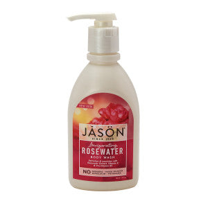 Wholesale Jason Glycerine & Rose Water Body Wash 30 Oz Pump Bottle- Bulk
