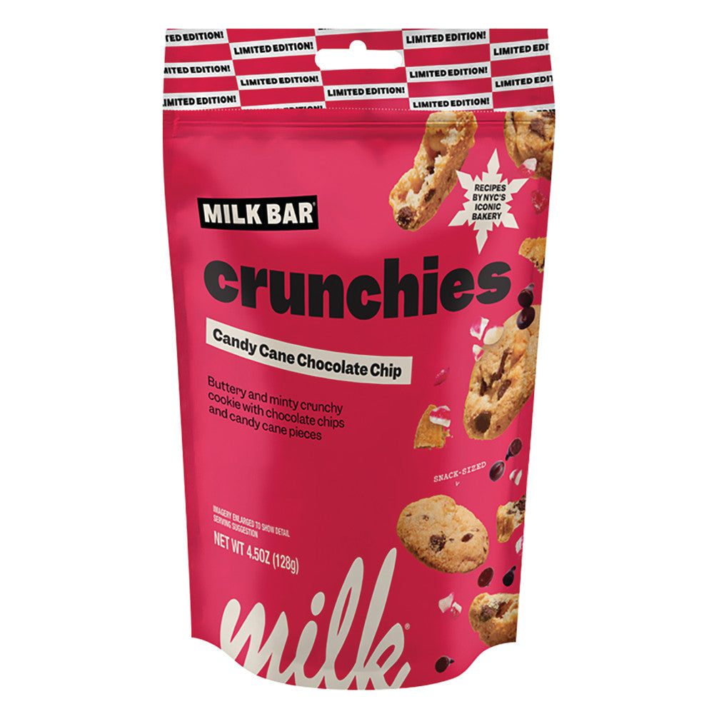 Wholesale Milk Bar Candy Cane Chocolate Chip Cookie 4.5 Oz Pouch Bulk