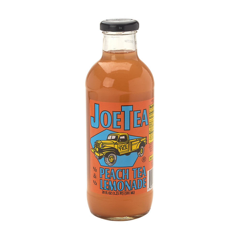 Wholesale Joe Tea Half & Half Peach Tea 20 Oz Bottle- Bulk