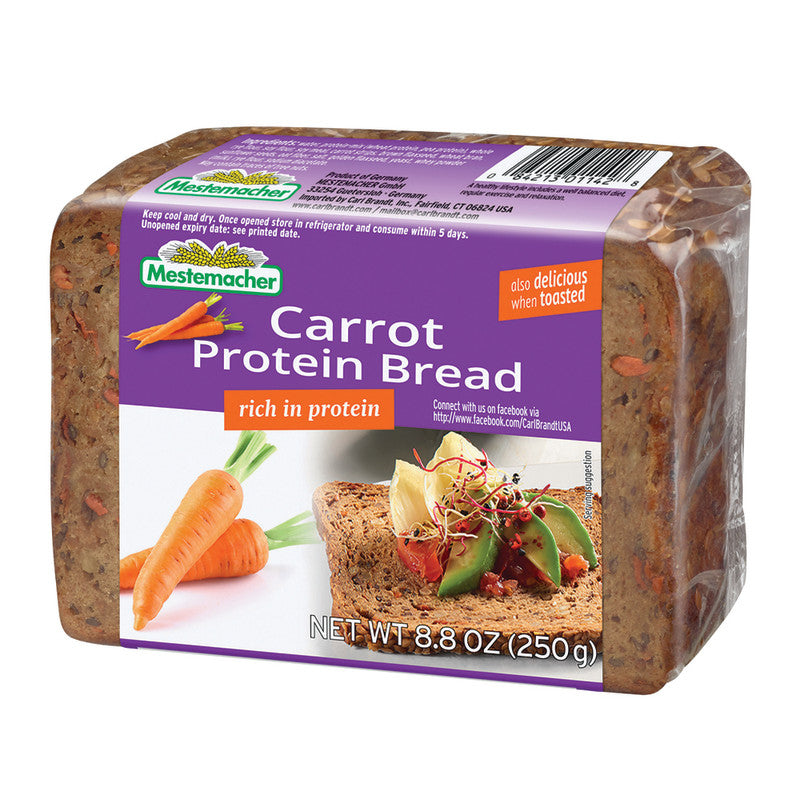 Wholesale Mestemacher Carrot Protein Bread 8.8 Oz- Bulk
