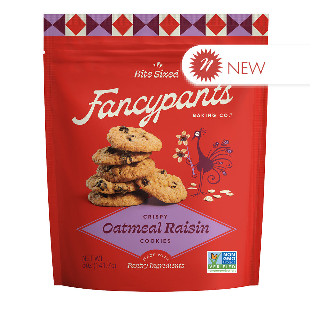 Wholesale Fancypants Oatmeal Raisin Cookies 5 Oz Pouch- Bulk