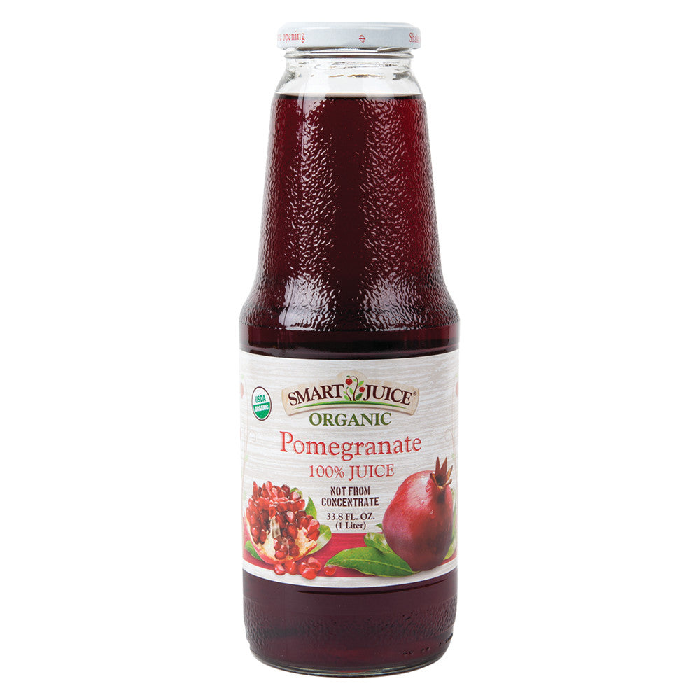 Wholesale Smart Juice Organic Pomegranate Juice 33.8 Oz Bottle- Bulk