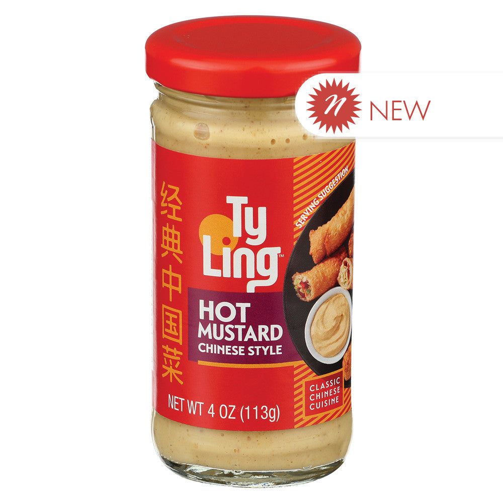 Wholesale Ty Ling Hot Chinese Mustard 4 Oz Jar- Bulk