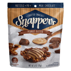 Wholesale Snappers Milk Chocolate Peanut Butter 6 Oz Pouch Bulk