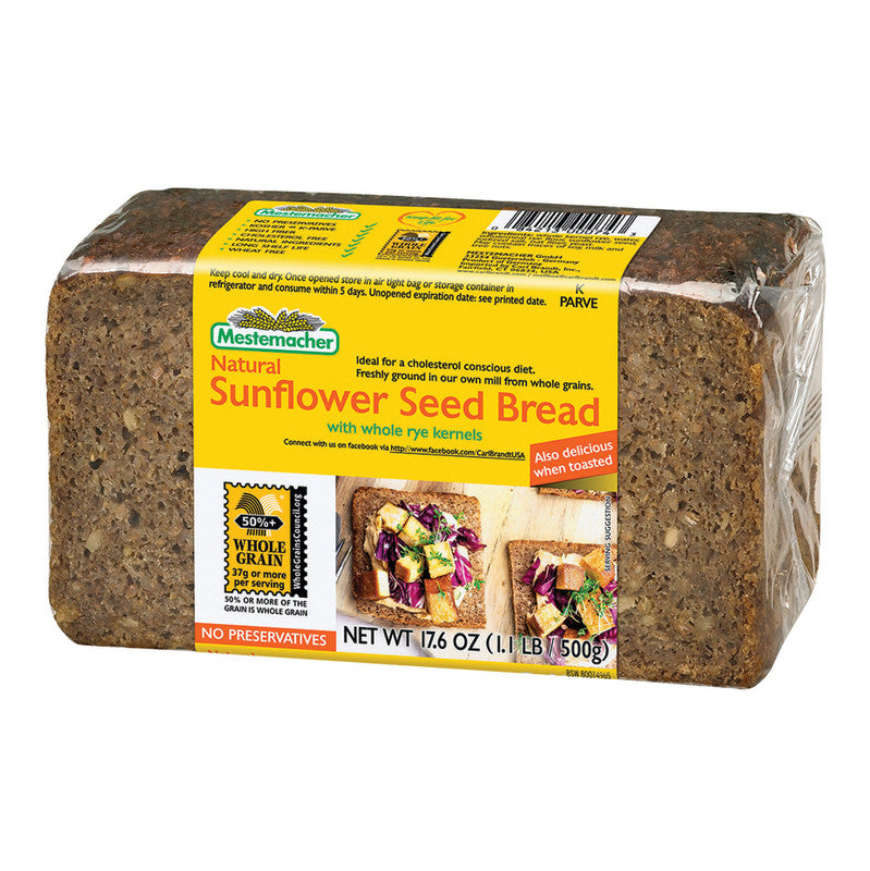 Wholesale Mestmacher Sunflower Seed Bread 17.6 Oz- Bulk
