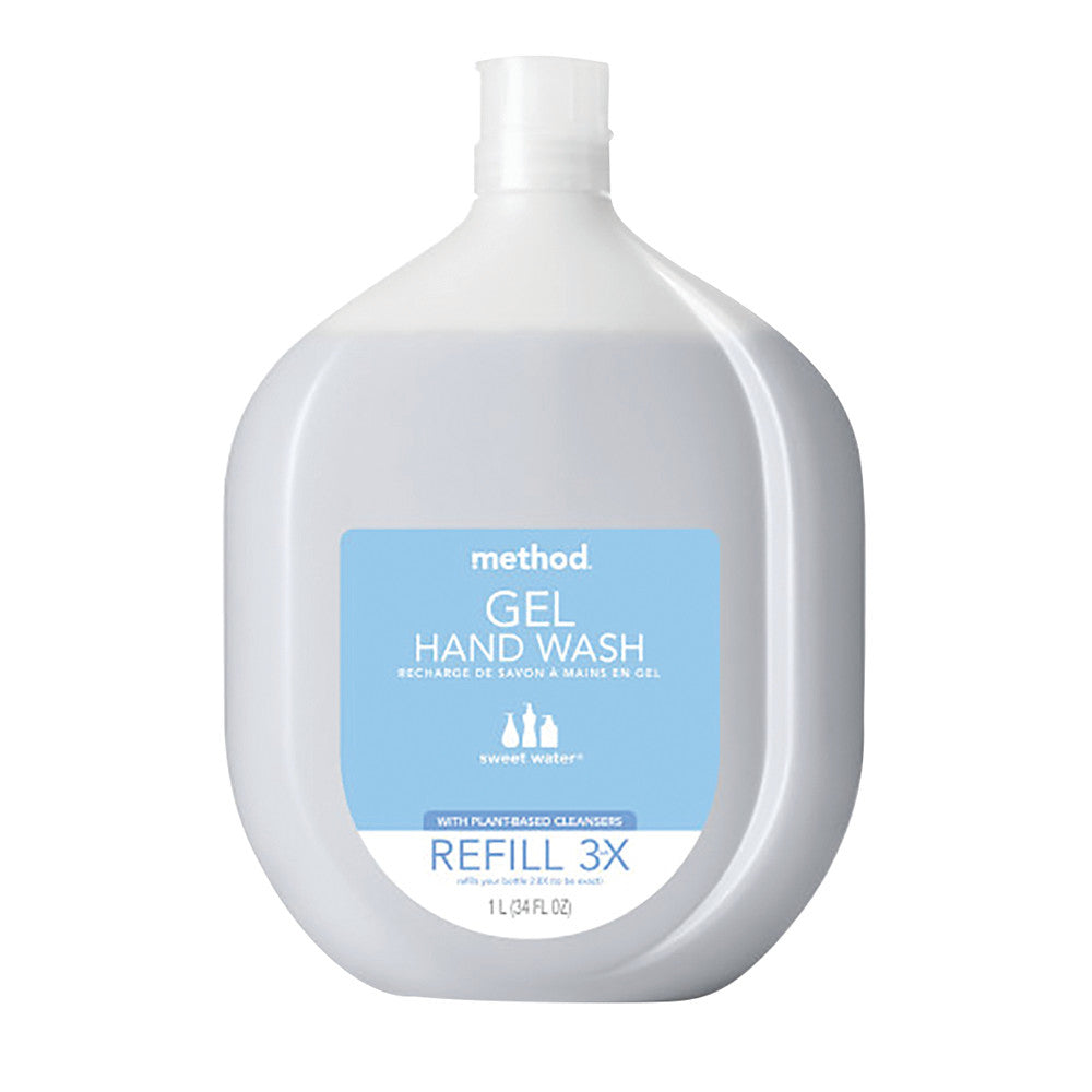 Wholesale Method Waterfall Hand Wash Gel 34 Oz Refill- Bulk