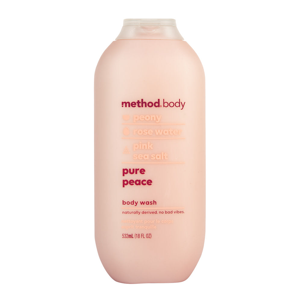 Wholesale Method Pure Peace Body Wash 18 Oz Bottle- Bulk