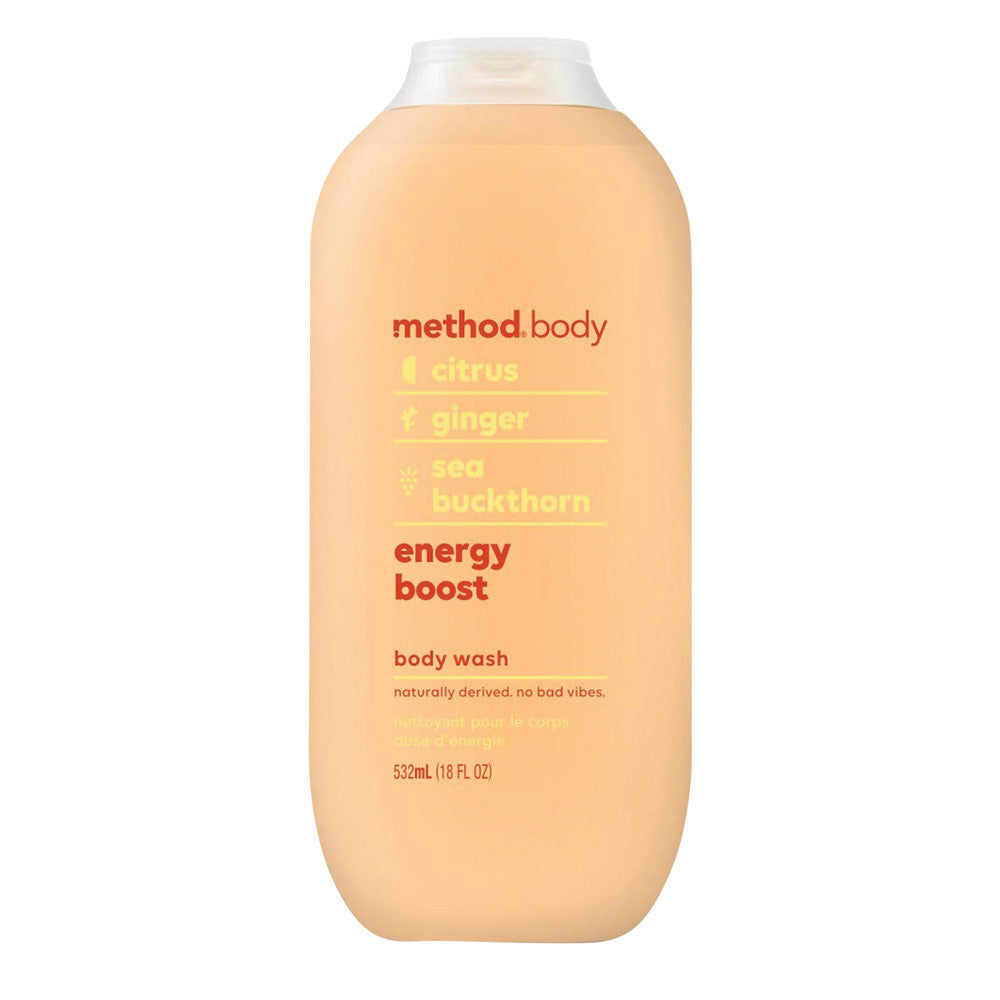 Wholesale Method Body Energy Boost Body Wash 18 Oz- Bulk
