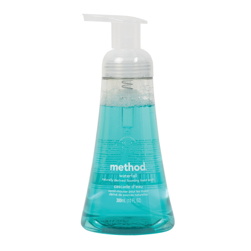 Wholesale Method Waterfall Hand Wash Foam 10 Oz Pump Bottle- Bulk