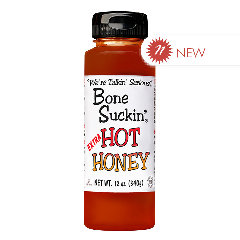 Wholesale Bone Suckin' - Extra Hot Honey - 12Oz- Bulk