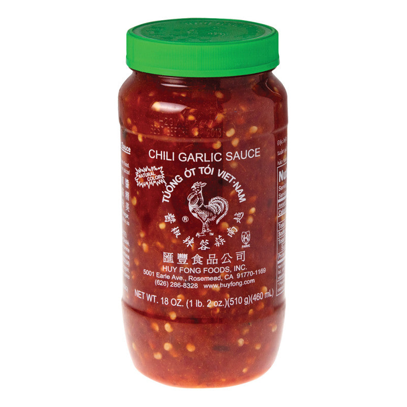 Wholesale Huy Fong Chili Garlic Sauce 18 Oz Jar - 12ct Case- Bulk