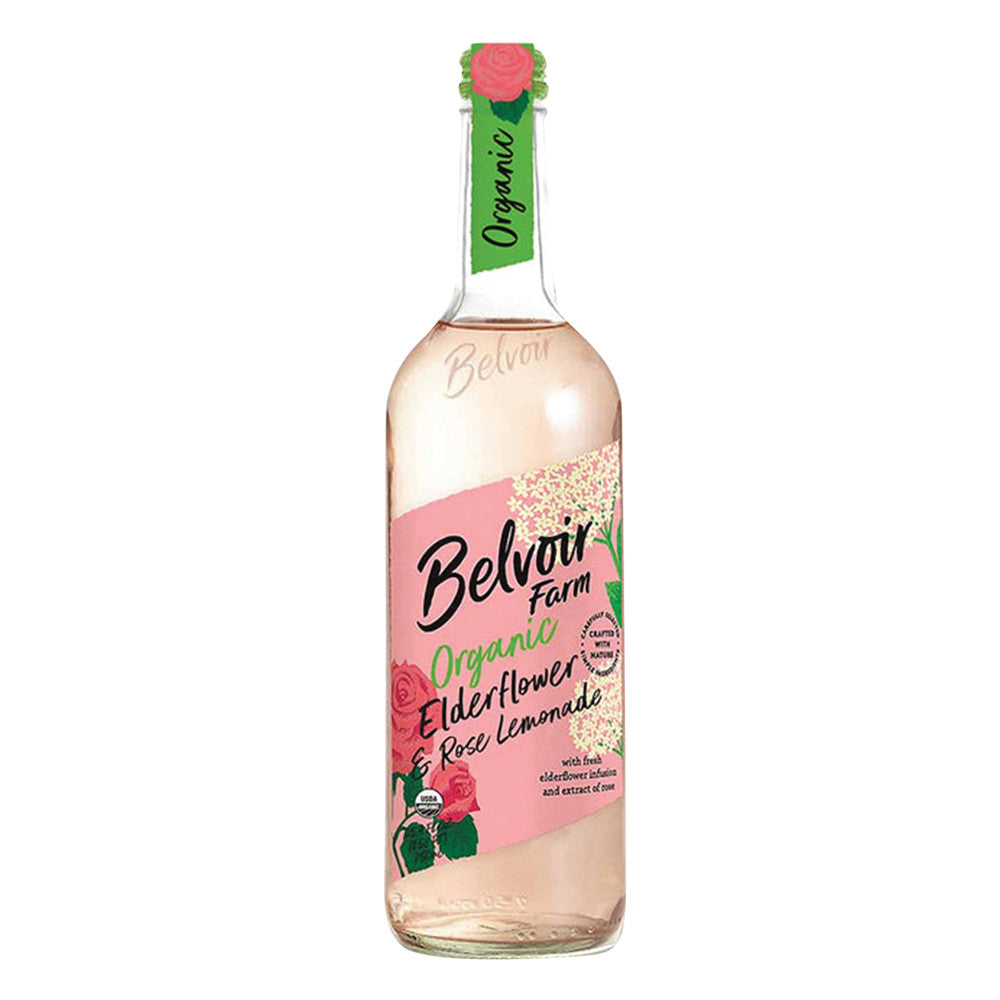 Wholesale Belvoir Organic Elderflower & Rose Lemonade 25.4 Oz Bottle Bulk