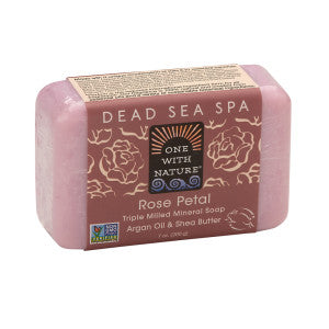 Wholesale One With Nature Rose Petal Soap 7 Oz Bar 1ct Each Bulk