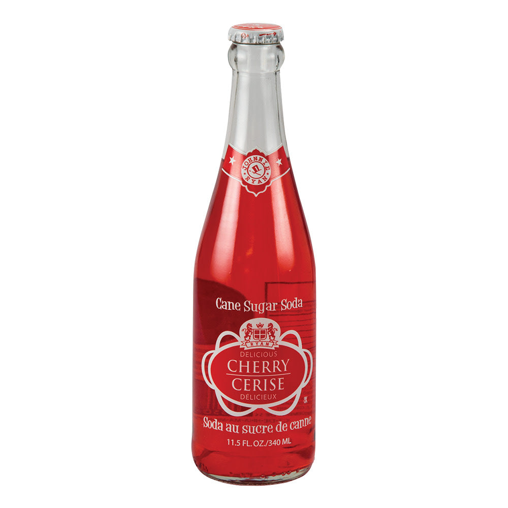 Wholesale Johnnie Ryan Cherry Soda 4 Pk 11.5 Oz Bottle- Bulk