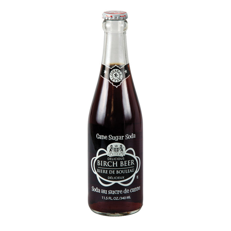 Wholesale Johnnie Ryan Birch Beer Soda 4 Pk 11.5 Oz Bottle- Bulk