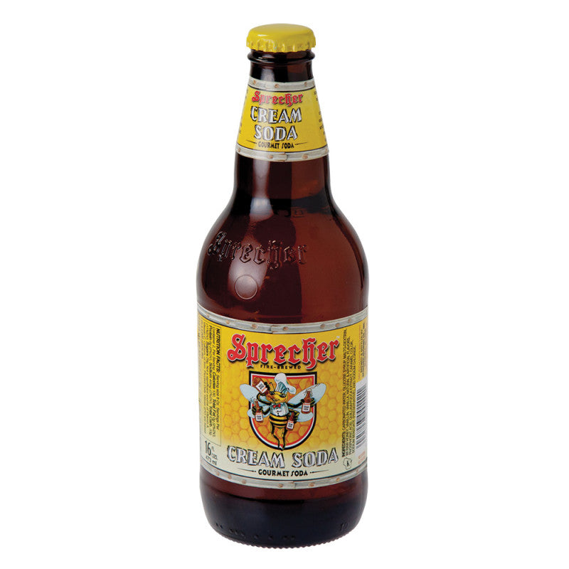 Wholesale Sprecher Cream Soda 16 Oz Bottle 4 Pack- Bulk