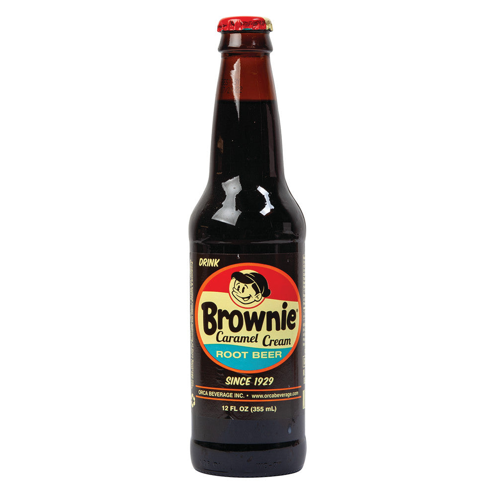 Wholesale Brownie Caramel Root Beer Soda 4 Pk 12 Oz Bottle- Bulk