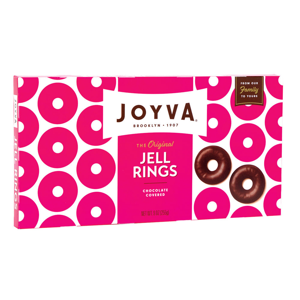 Wholesale Joyva Raspberry Ring Jells 9 Oz Box- Bulk