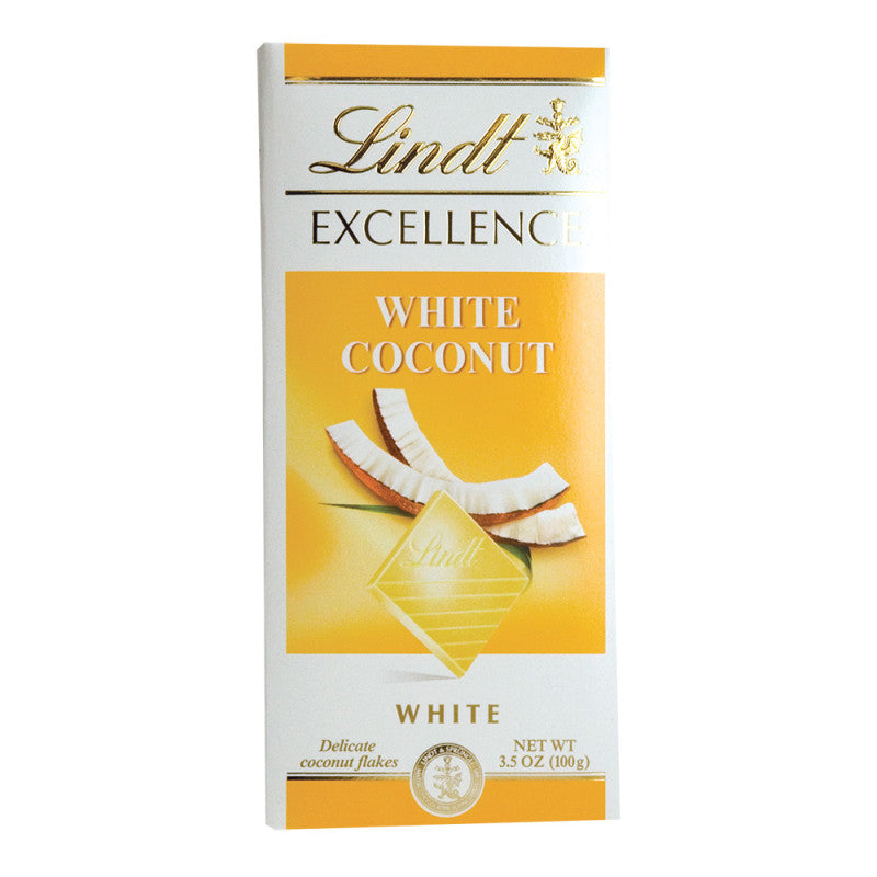 Wholesale Lindt Excellence White Chocolate Coconut 3.5 Oz Bar- Bulk