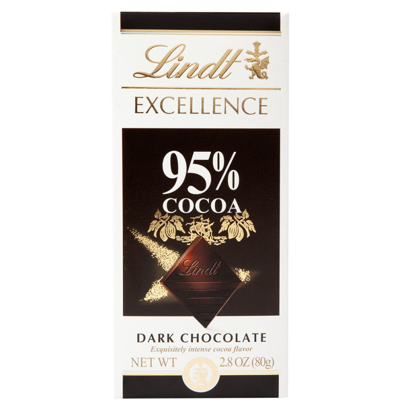 Wholesale Lindt Excellence Dark Chocolate 95% Cocoa 2.8 Oz Bar- Bulk