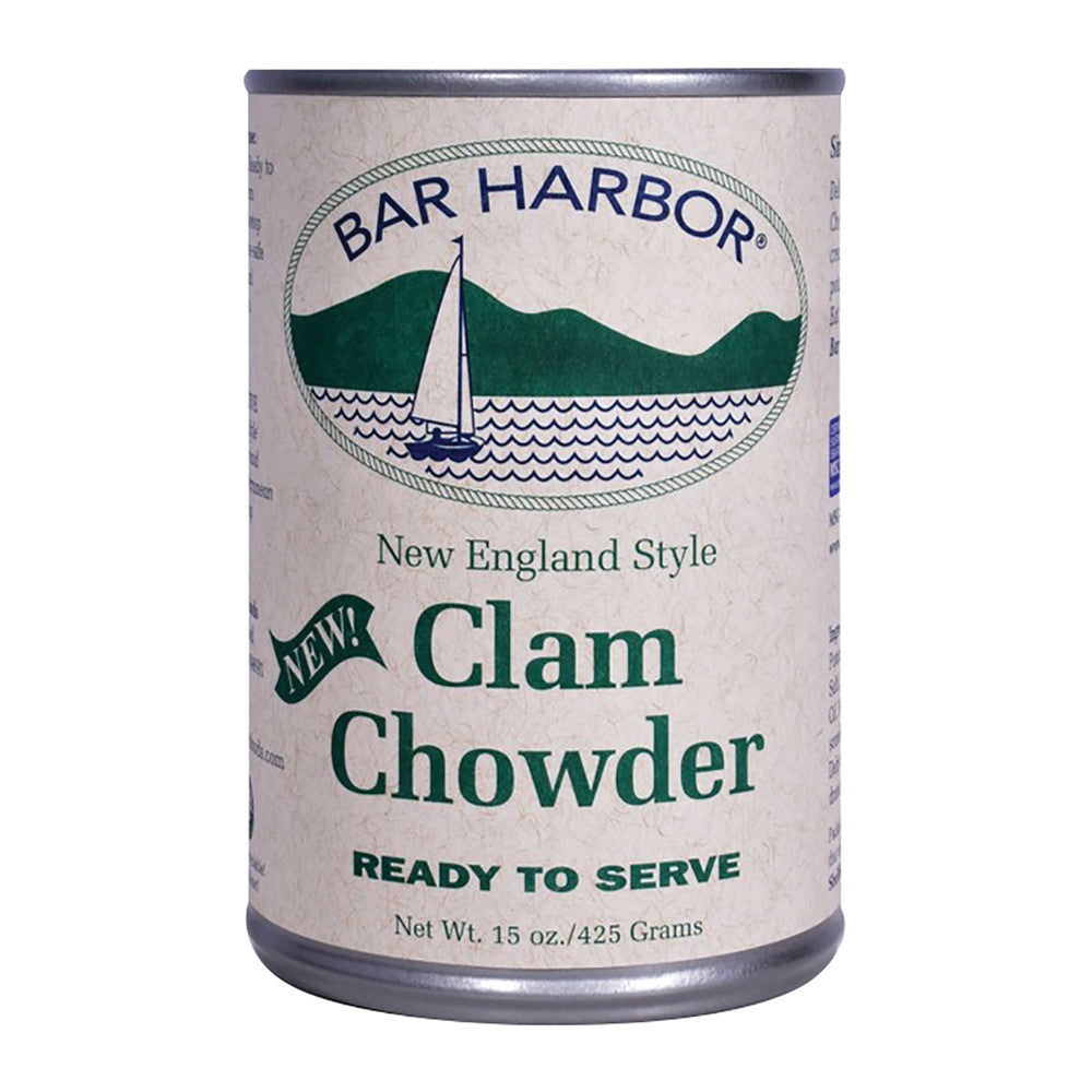 Wholesale Bar Harbor New England Style Clam Chowder 15 Oz- Bulk