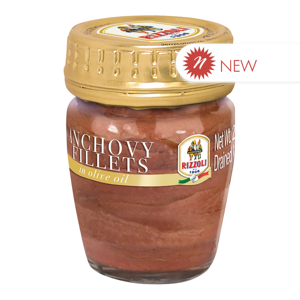 Wholesale Rizzoli - Anchovy Fillet Olive Oil Jar - 2.04Oz Bulk