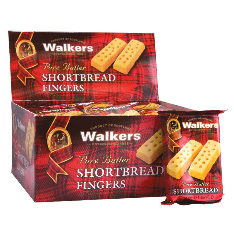 Wholesale Walkers Shortbread Finger Cookies 2 Pc 1.4 Oz- Bulk